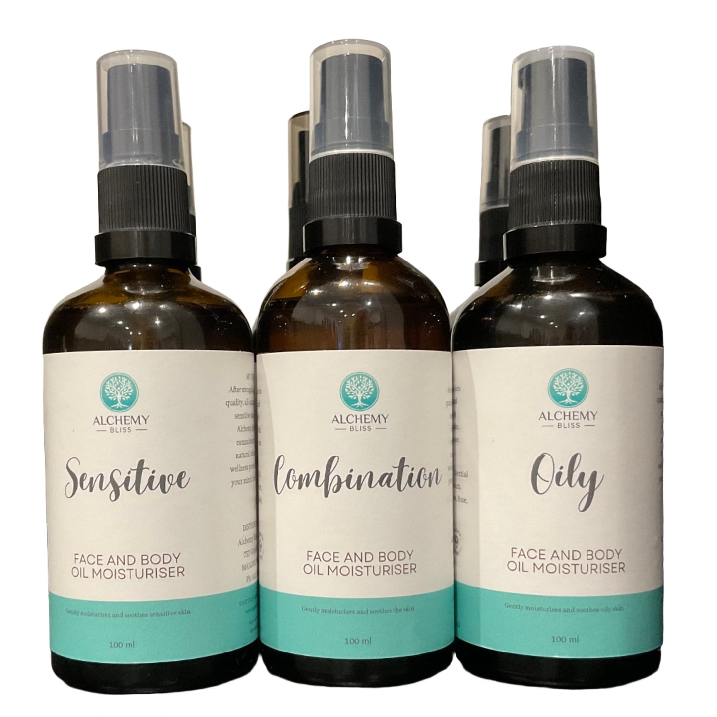 Oily Face and Body Oil Moisturiser by Alchemy Bliss