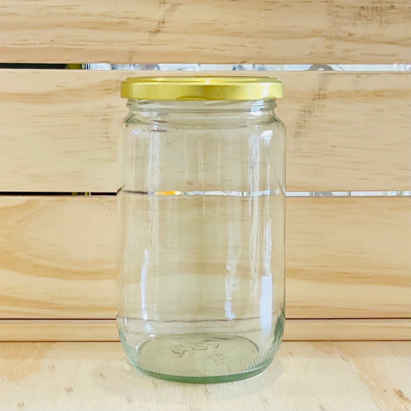 720mL Round Jar Gold Lid