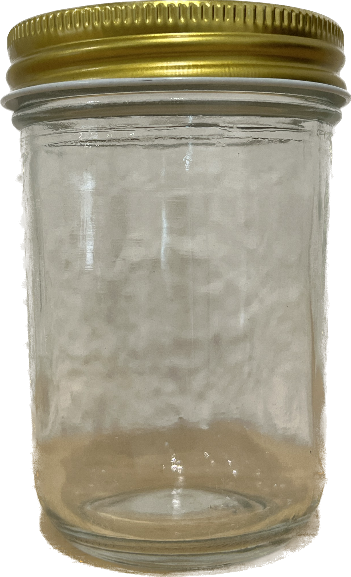 237ml Mason Jar Gold Lid