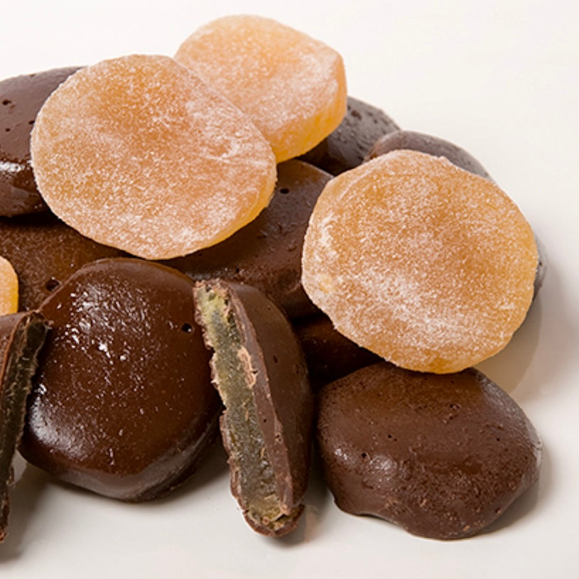 Dark Chocolate Ginger Discs