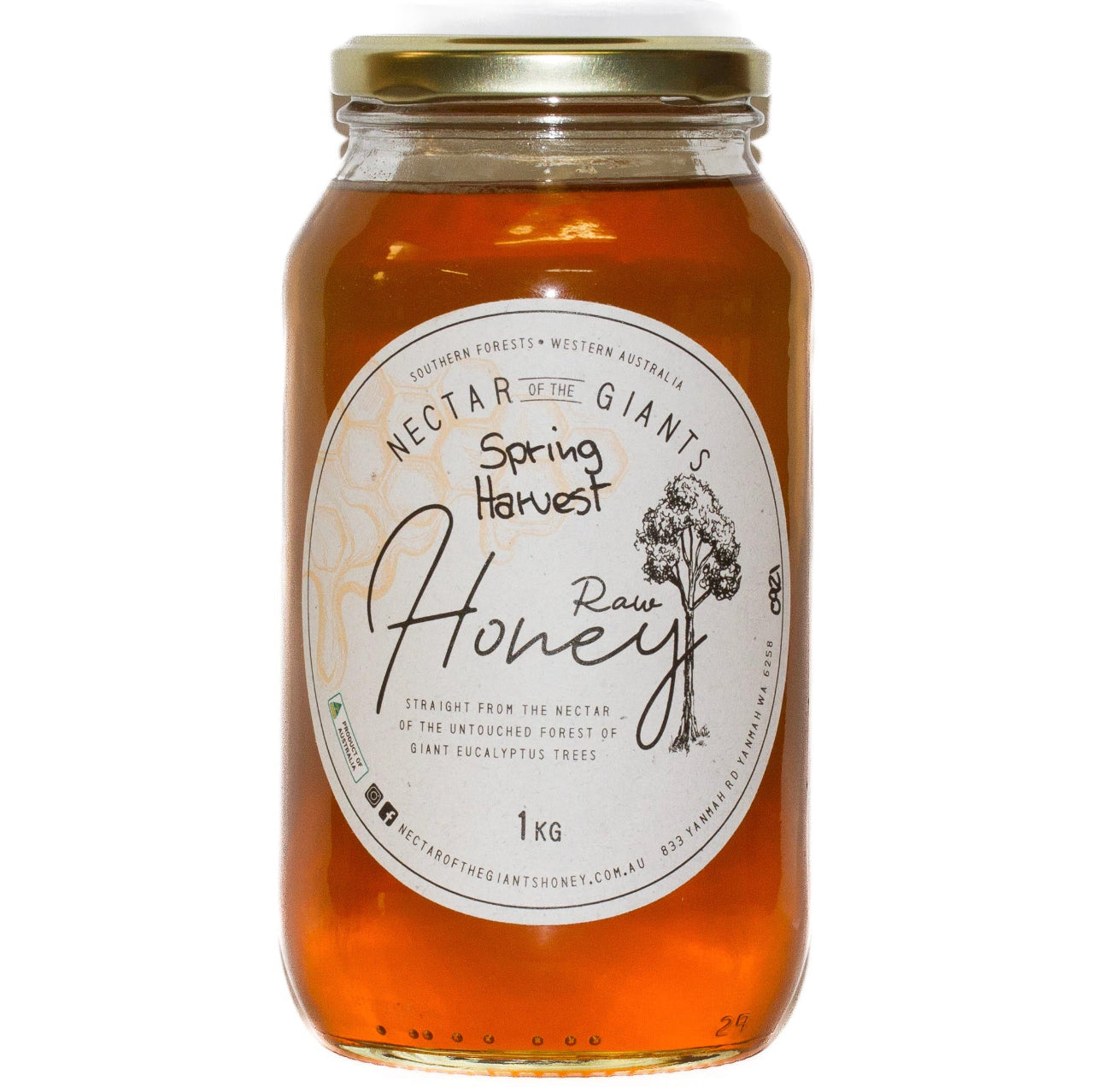Honey, Local Raw Seasonal - Nectar of the Giants