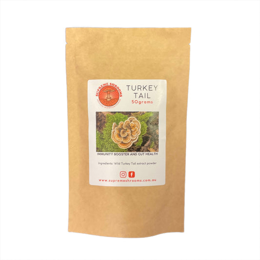 Supreme Shrooms - Turkey Tail Medicinal Mushroom Powder 50g