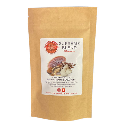 Supreme Shrooms - Supreme Blend Medicinal Mushroom Powder 50g