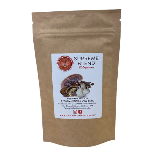 Supreme Shrooms - Supreme Blend Medicinal Mushroom Powder 100g