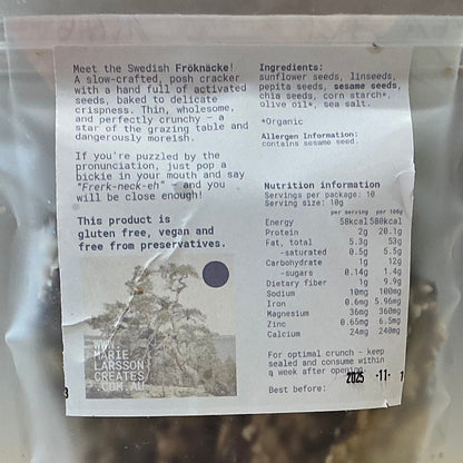 Marie Larsson Fröknäcke Swedish Seed Crackers