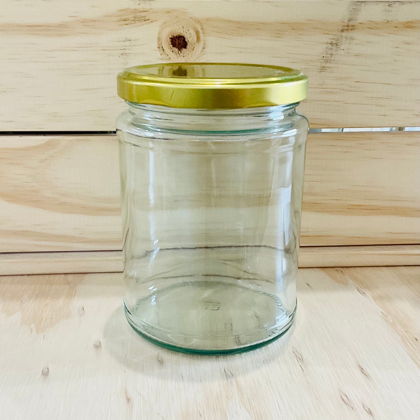 500mL Round Jar Gold Lid