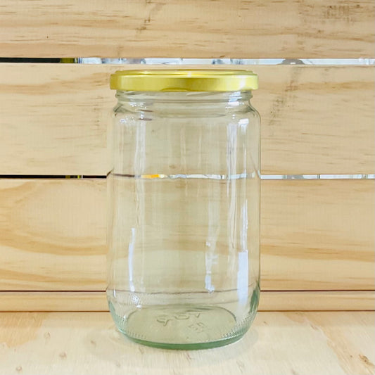 720mL Round Jar Gold Lid