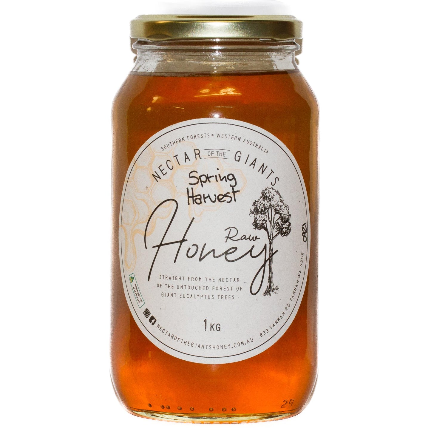 Honey, Local Raw Seasonal - Nectar of the Giants