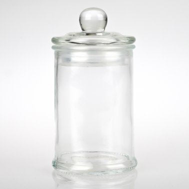 350mL Clear Glass Apothecary Jar